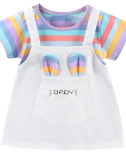 New Girls' Cotton Summer Dress – Cute & Breezy Style for Hot Days