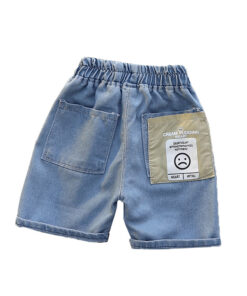 Boys' Denim Shorts Summer Lightweight Kids Pants Summer Five-Point Pants Outerwear